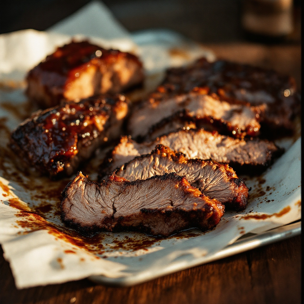 Illustration of food from Interstate Barbecue