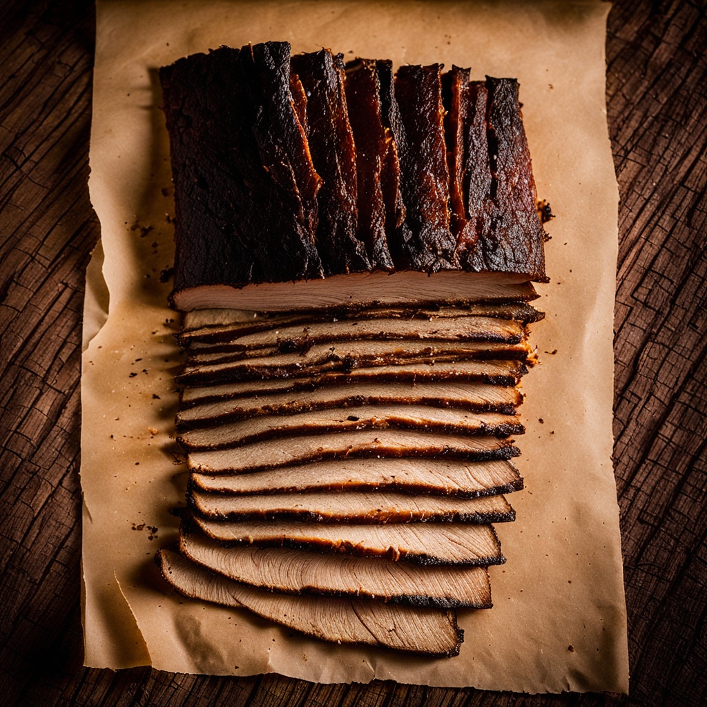 Illustration of food from Jessie Rae's BBQ