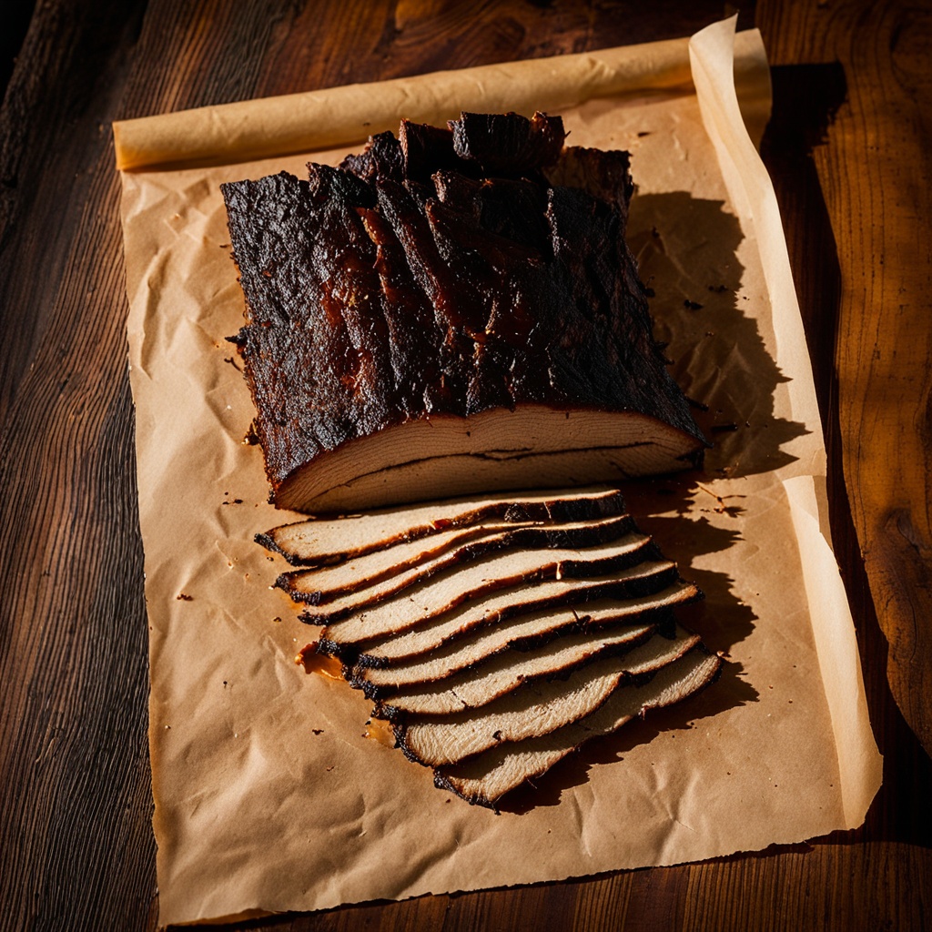 Illustration of food from Jim 'N Nick's