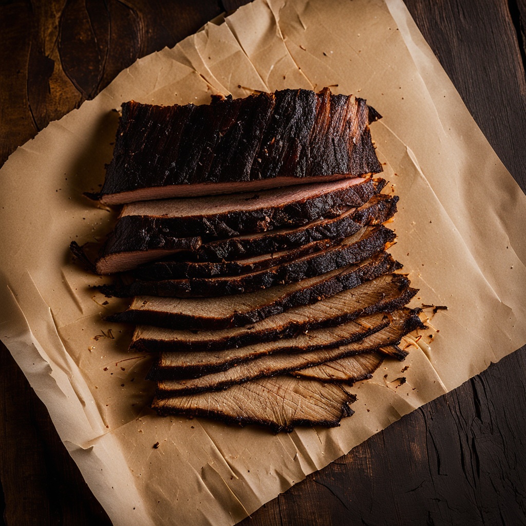 Illustration of food from John Brown BBQ