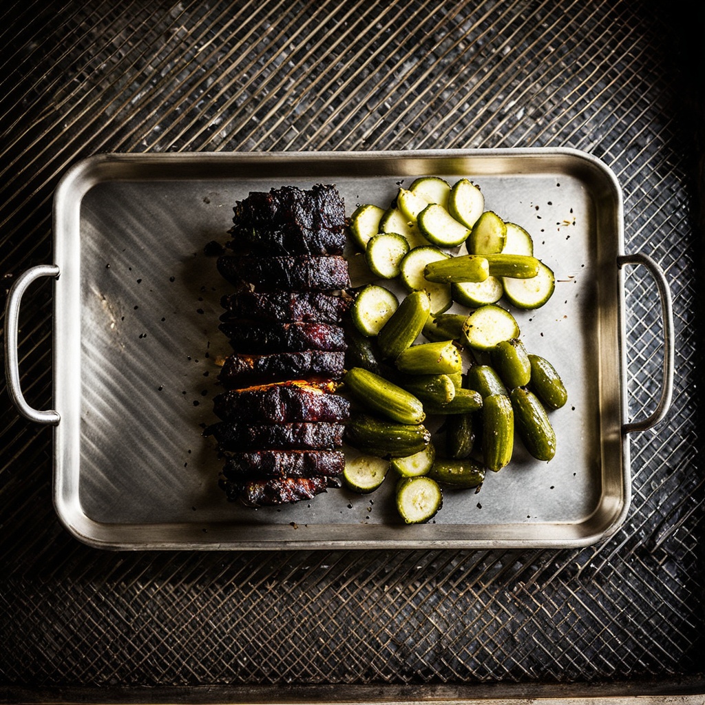 Illustration of food from Just Cooking BBQ & More