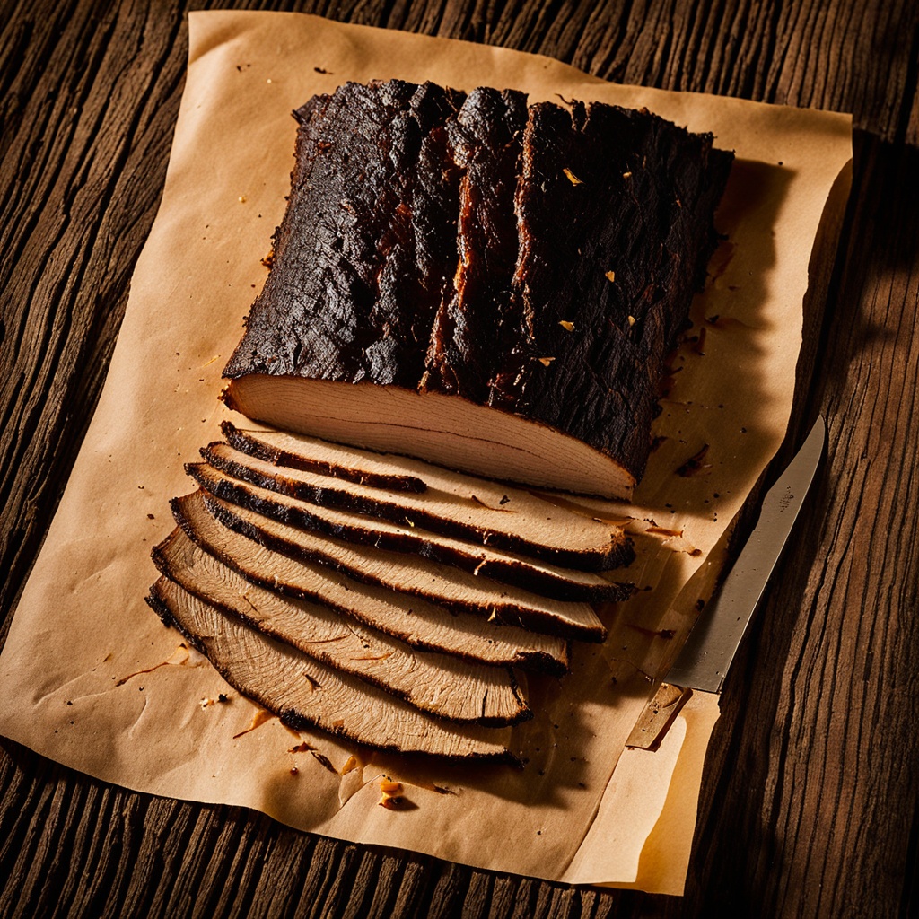 Illustration of food from La Traila Barbecue