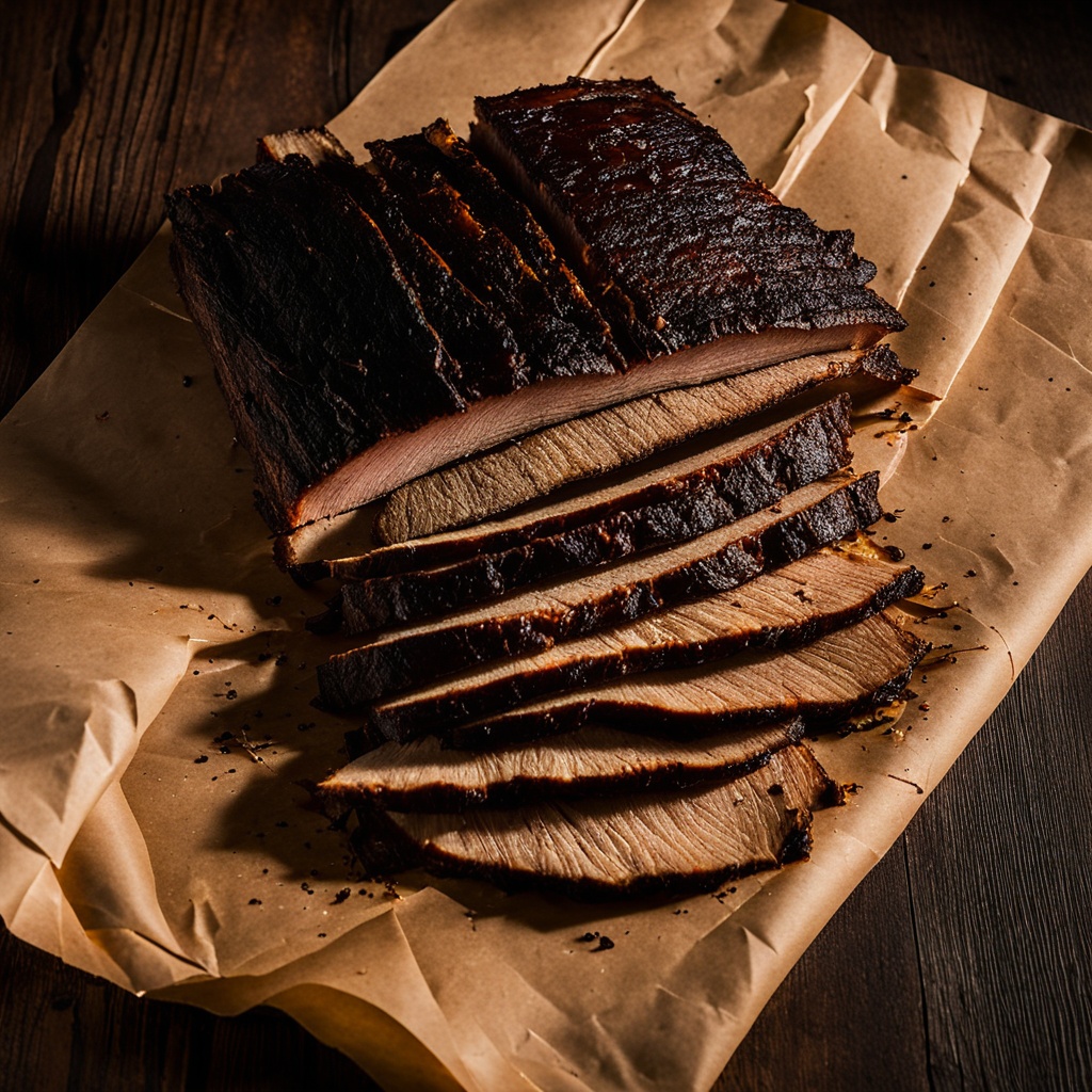 Illustration of food from LC's Bar-B-Q