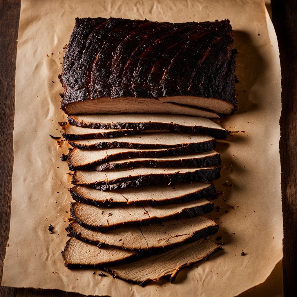 Illustration of food from Lewis Barbecue Atlanta