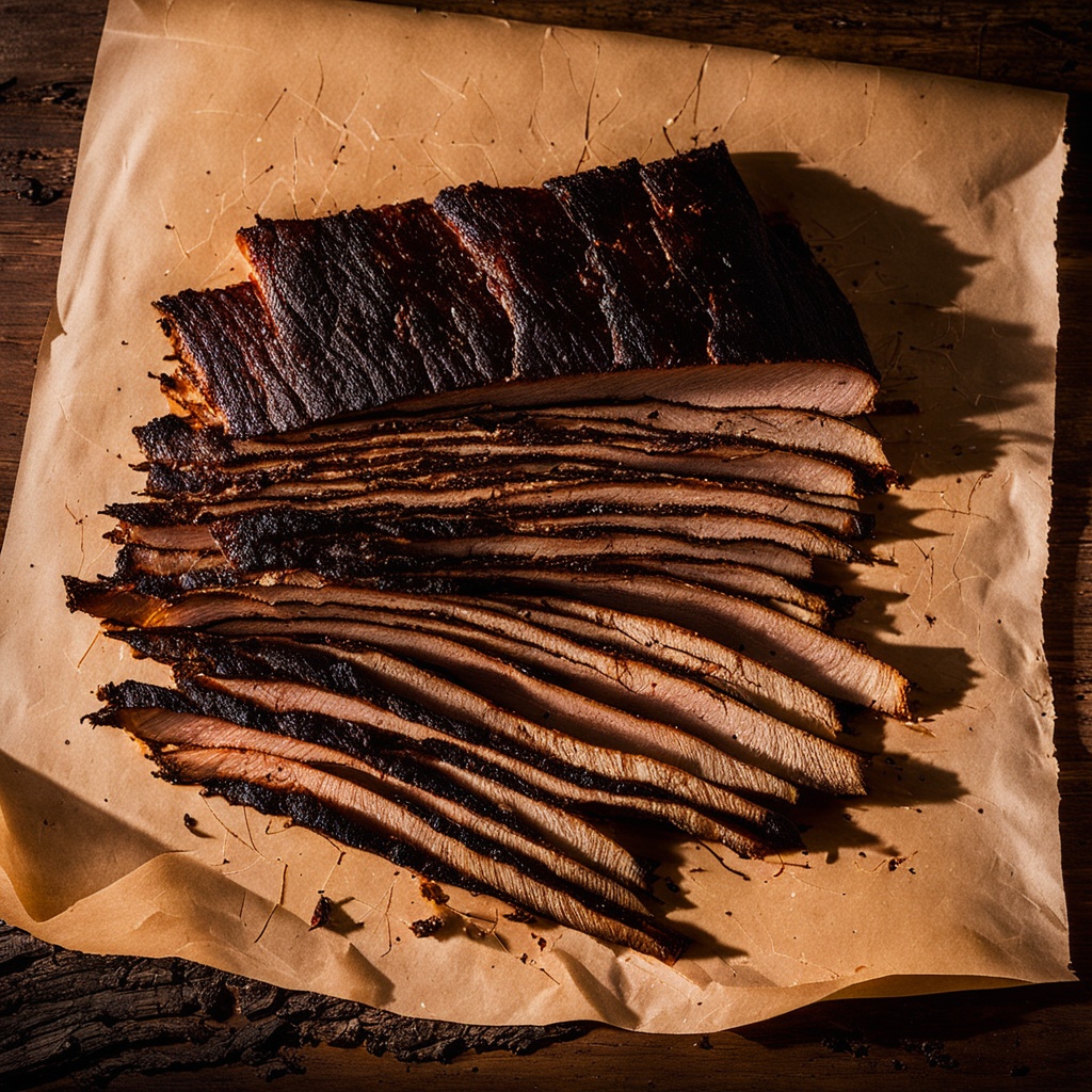Illustration of food from Martin's Bar-B-Que Joint