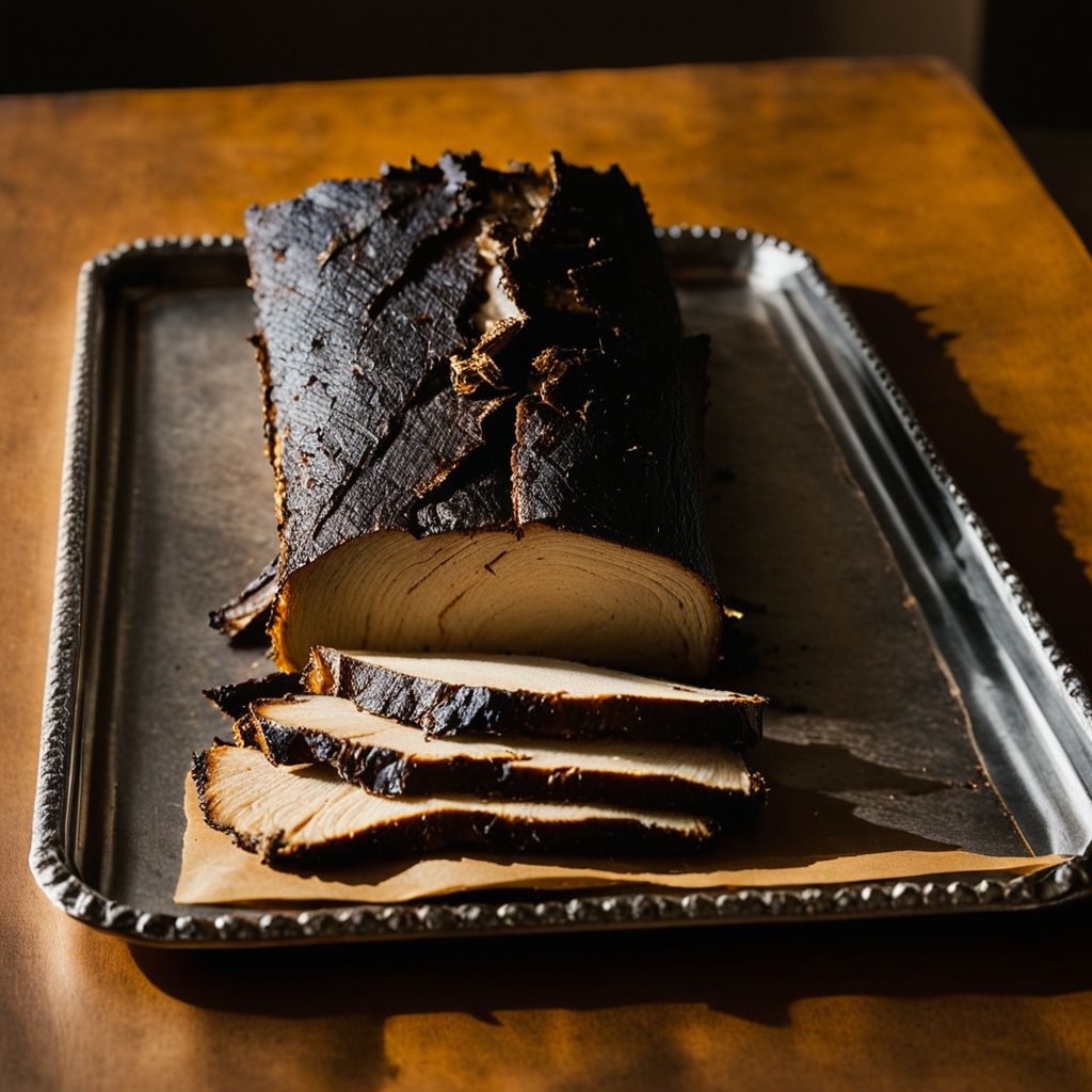 Illustration of food from McCoy's BBQ
