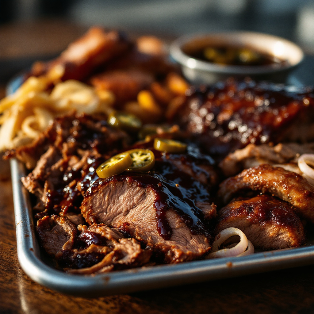 Illustration of food from McKoy's Smokehouse & Saloon