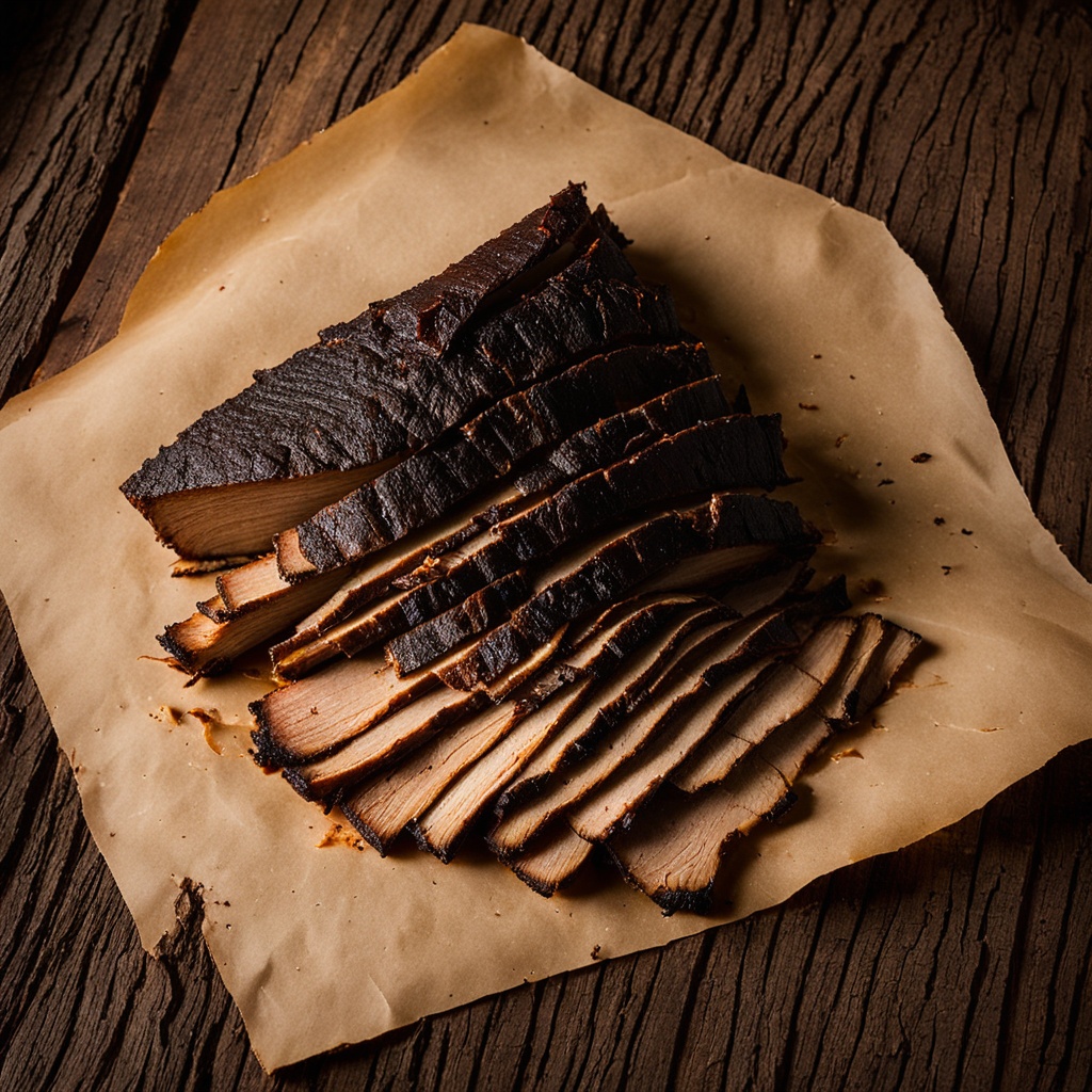 Illustration of food from Melvin's BBQ