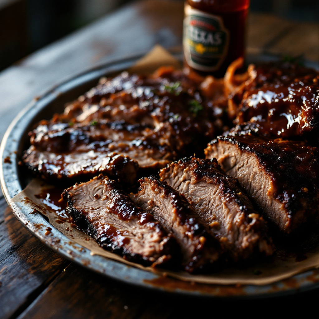 Illustration of food from Midwood Smokehouse