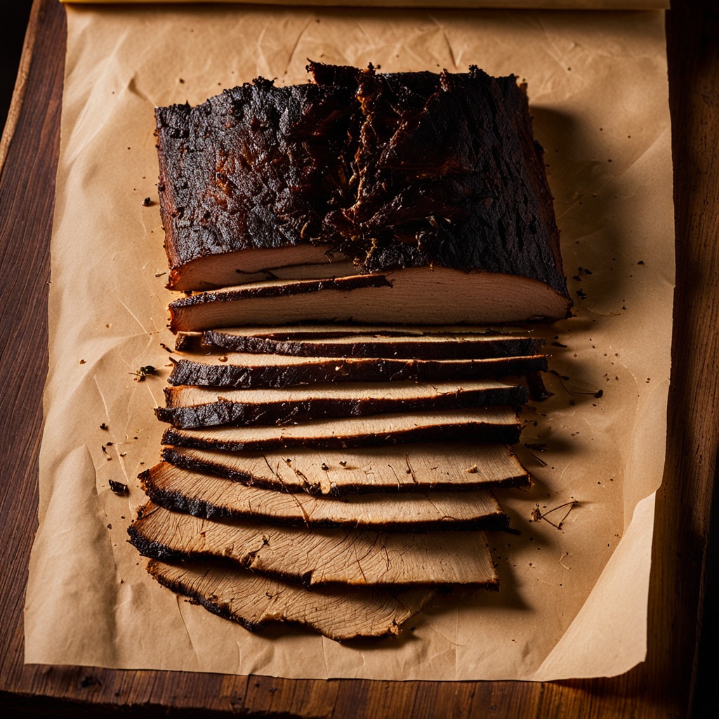 Illustration of food from Moo's Craft Barbecue