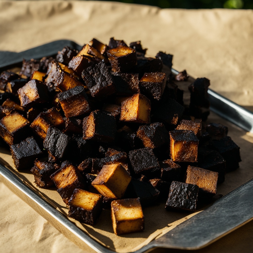 Illustration of food from Ol' Timer BBQ