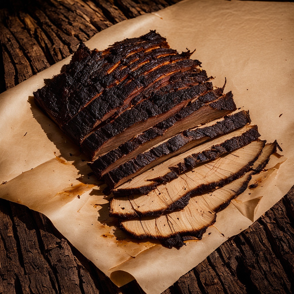 Illustration of food from Old Southern BBQ