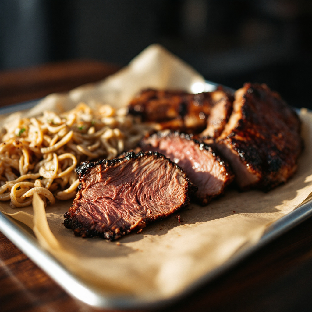 Illustration of food from Pappy’s Smokehouse