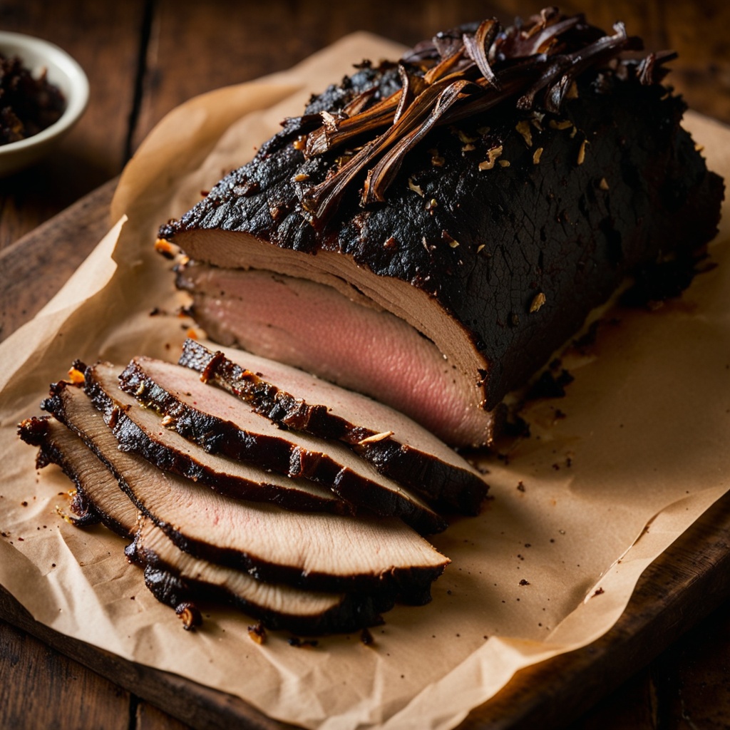 Illustration of food from Pat's Barbeque