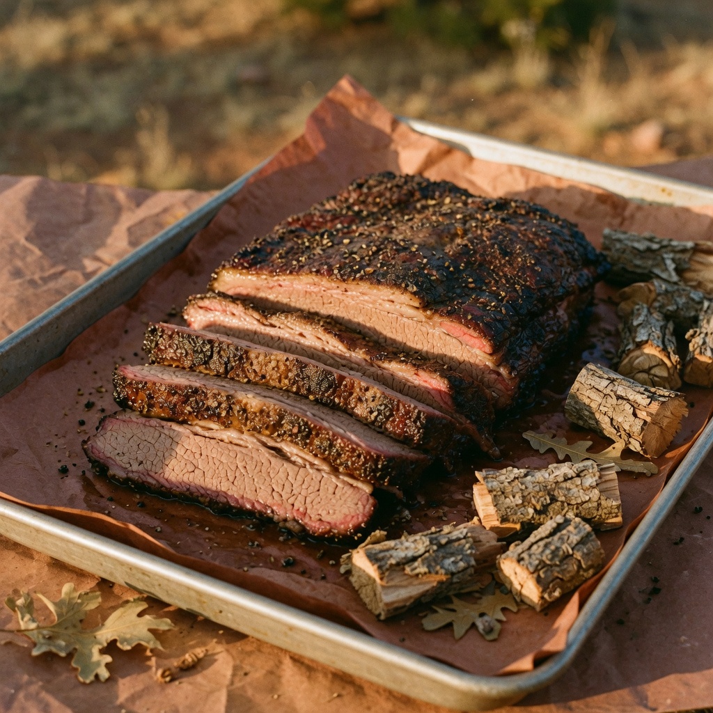 Illustration of food from Pit Fiend Barbecue