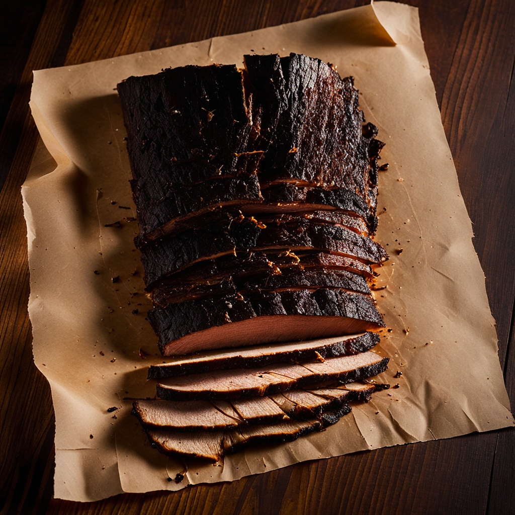 Illustration of food from Pittie Q BBQ