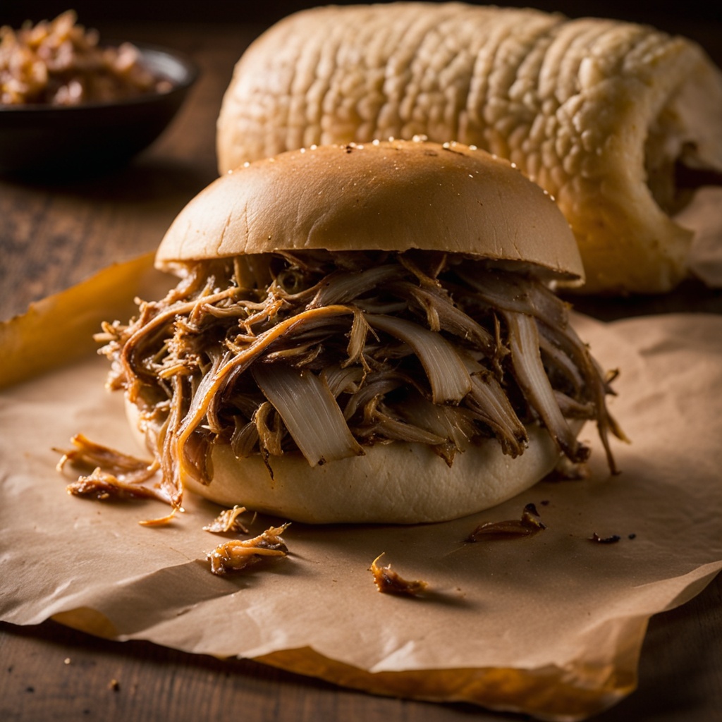 Illustration of food from Pittsburgh Barbecue Company