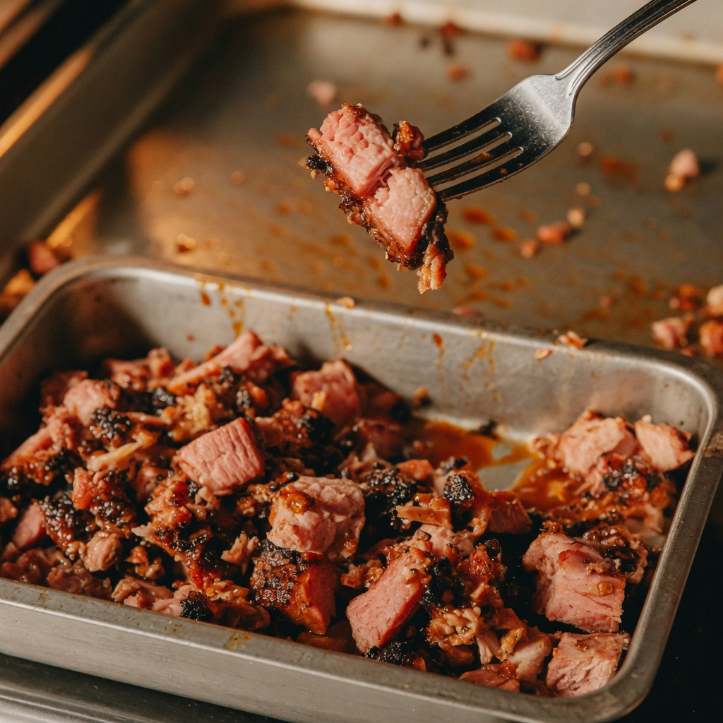 Illustration of food from Pork on a Fork BBQ and Catering