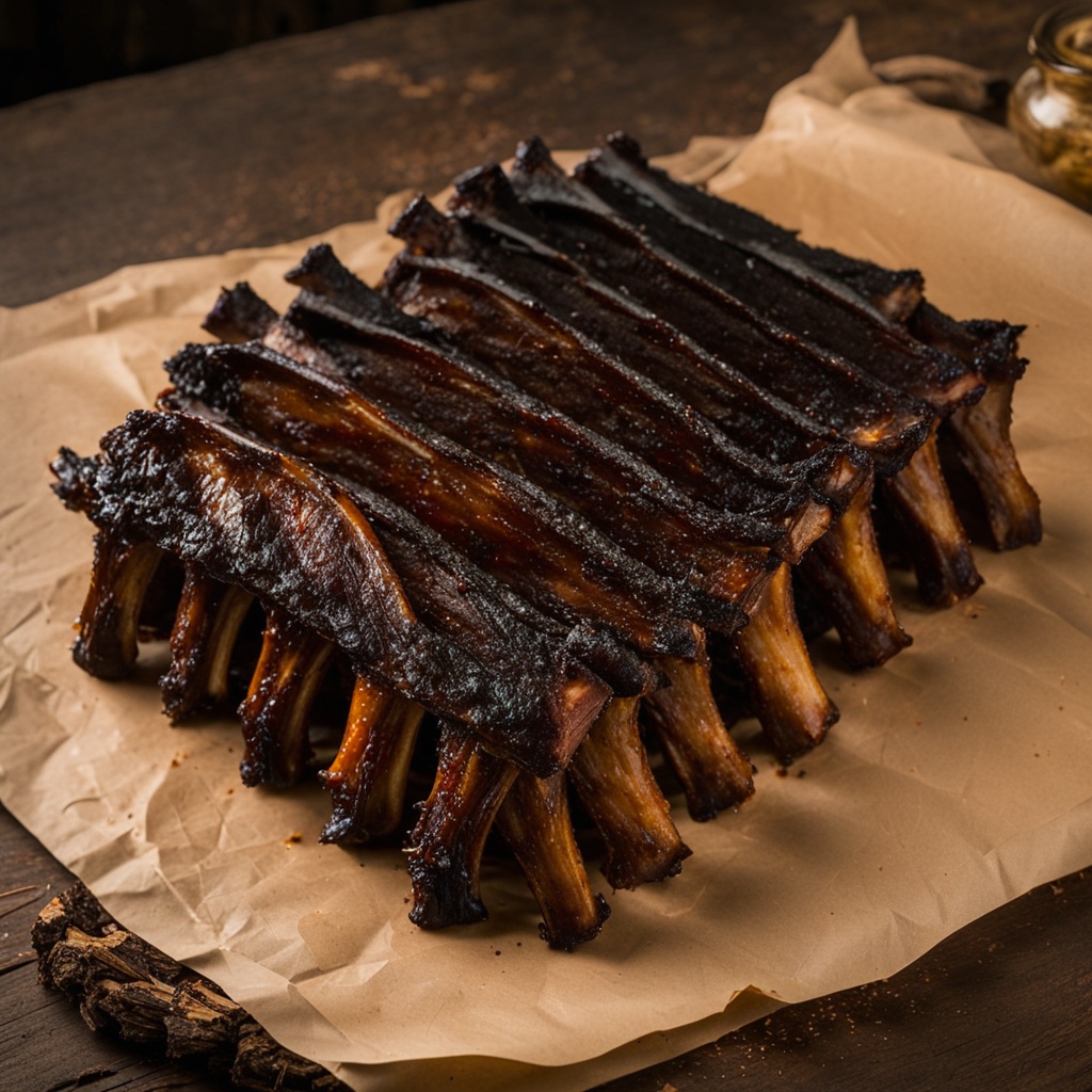 Illustration of food from Porters Smokehouse