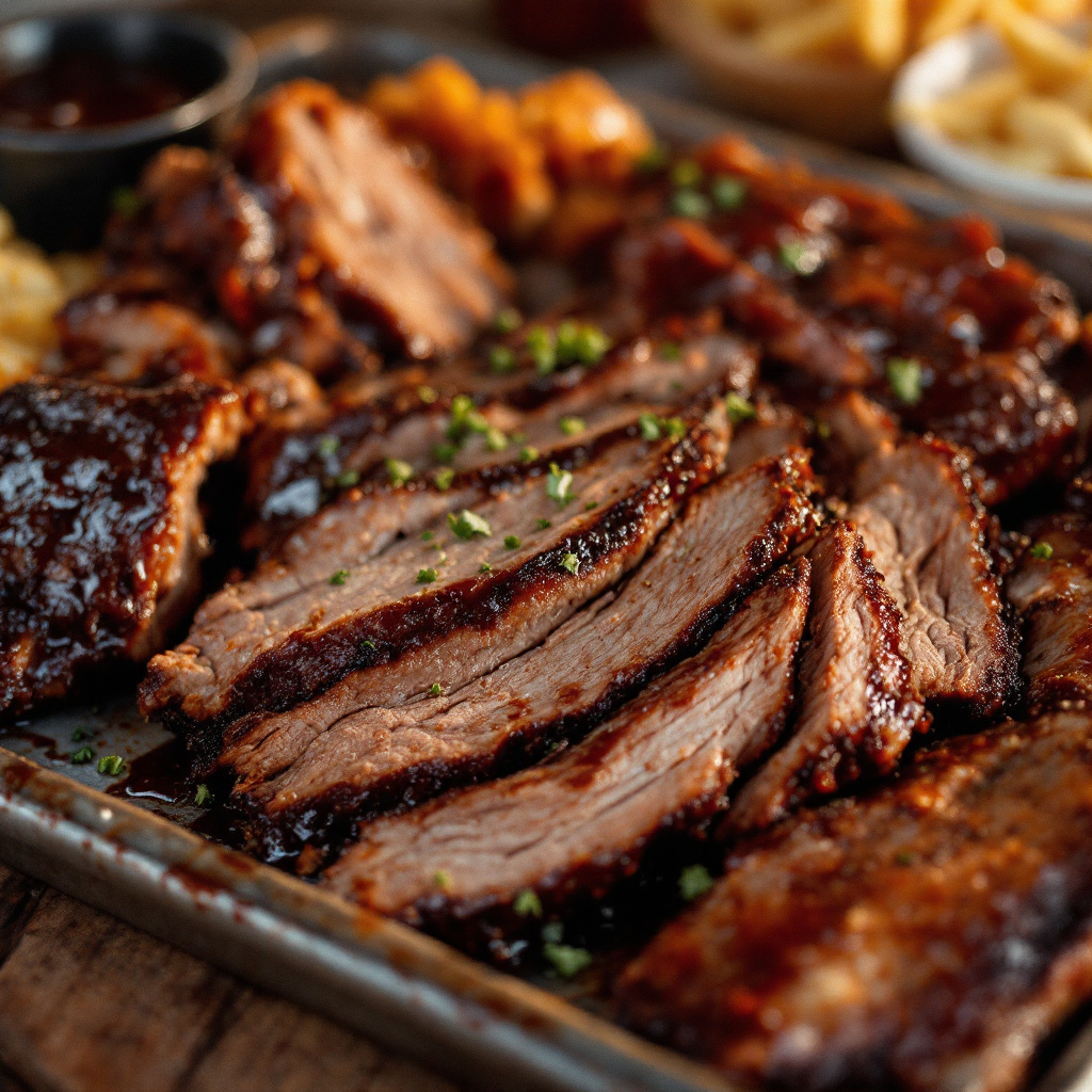 Illustration of food from Prime Barbecue