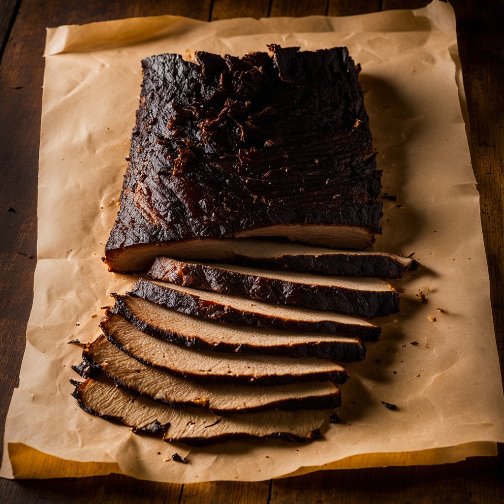 Illustration of food from Proud Mary BBQ