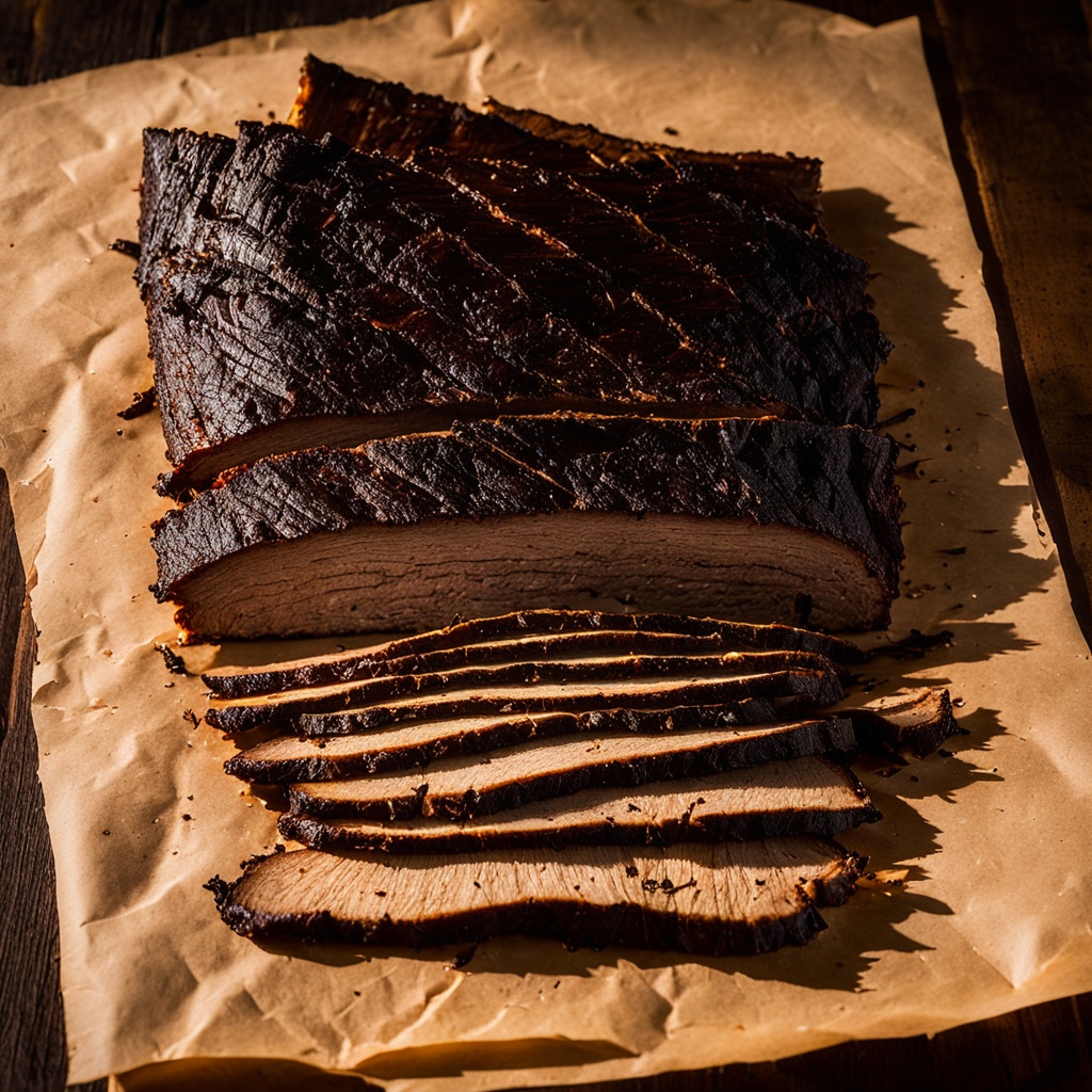 Illustration of food from Red State BBQ