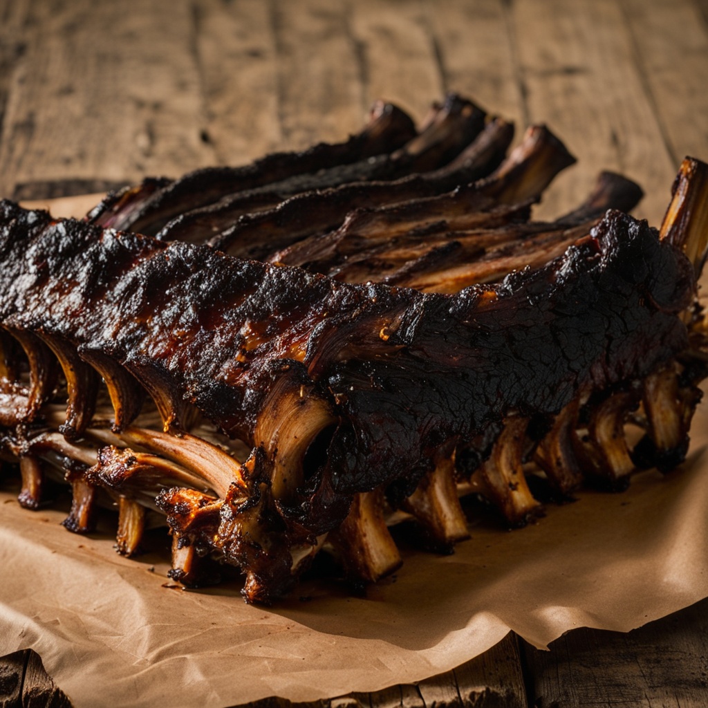 Illustration of food from Redwood Smoke Shack