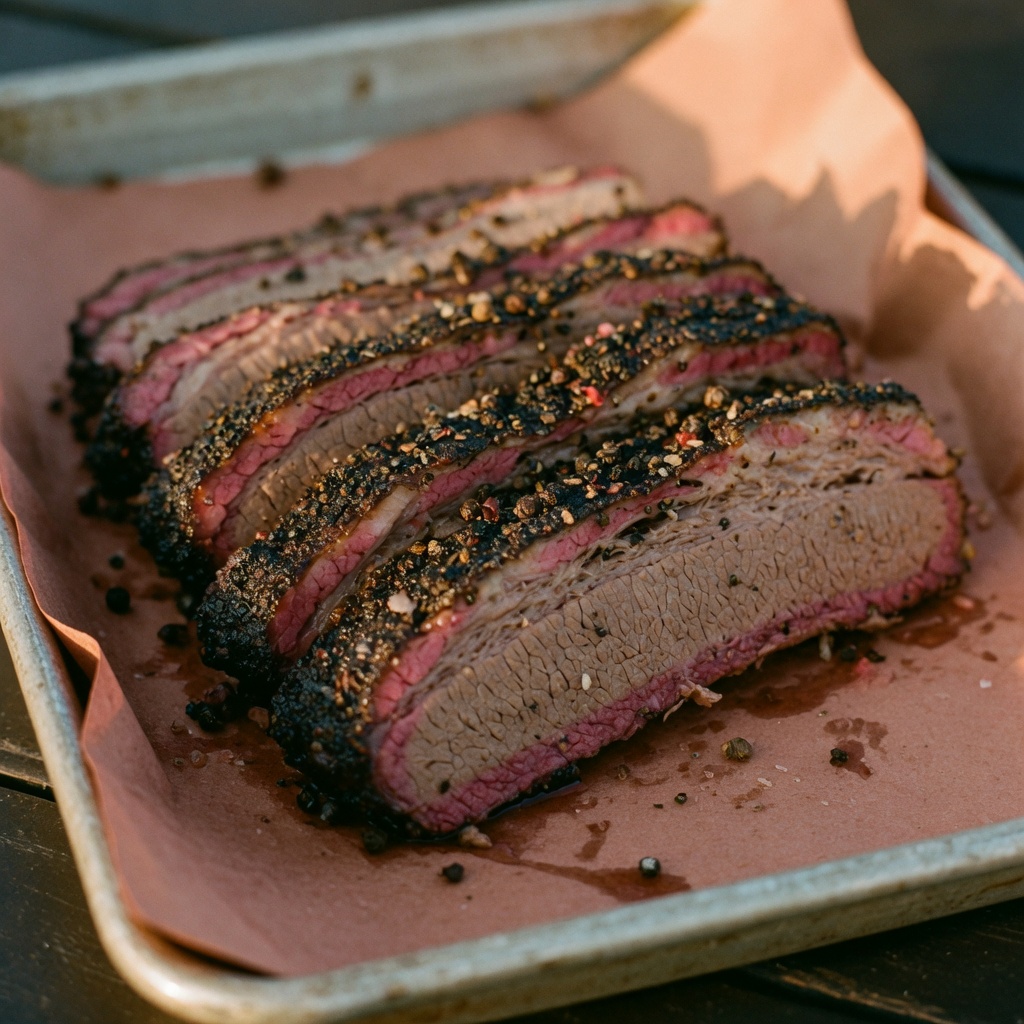 Illustration of food from Riot BBQ Company