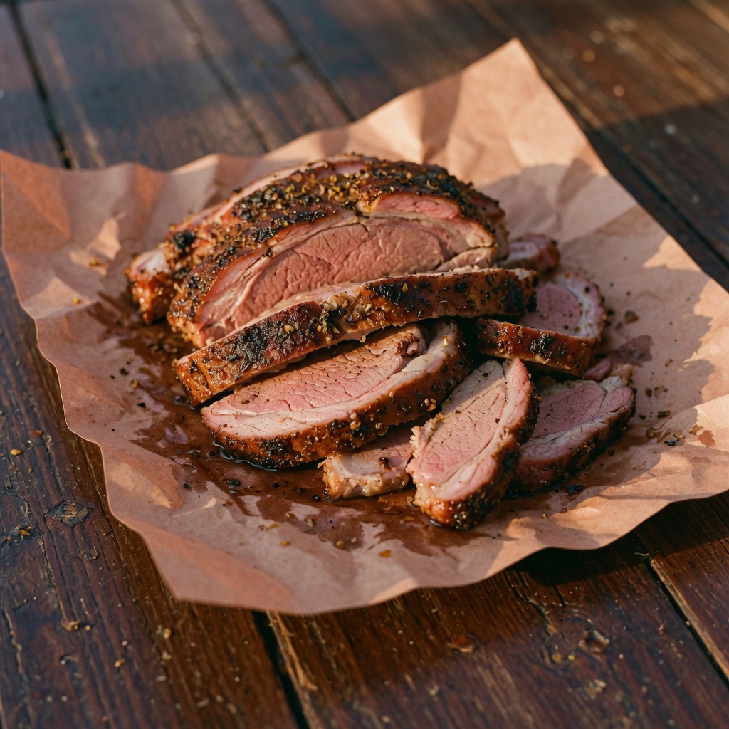 Illustration of food from Roaming Buffalo BBQ