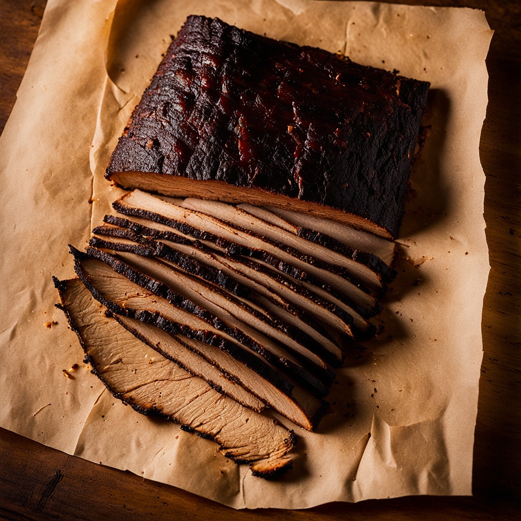 Illustration of food from Saddleback BBQ