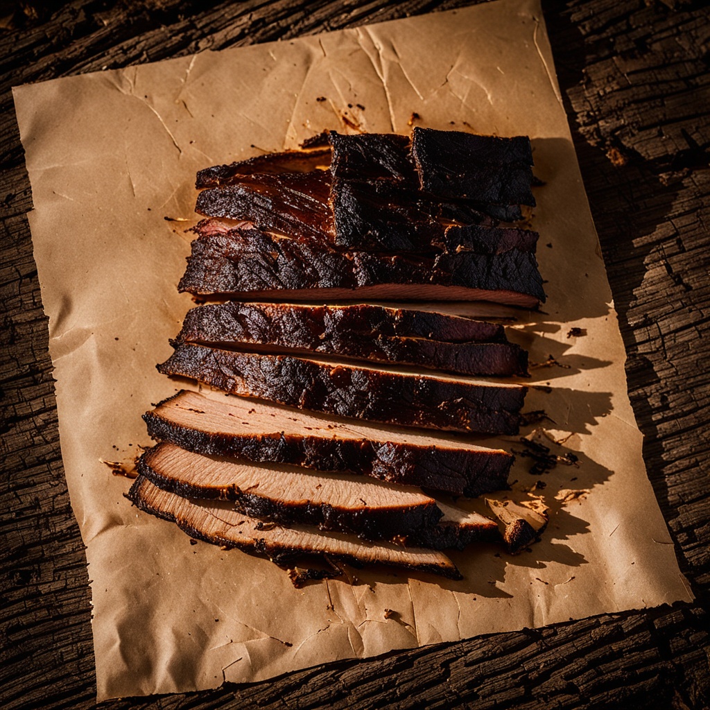Illustration of food from Shack in the Back BBQ