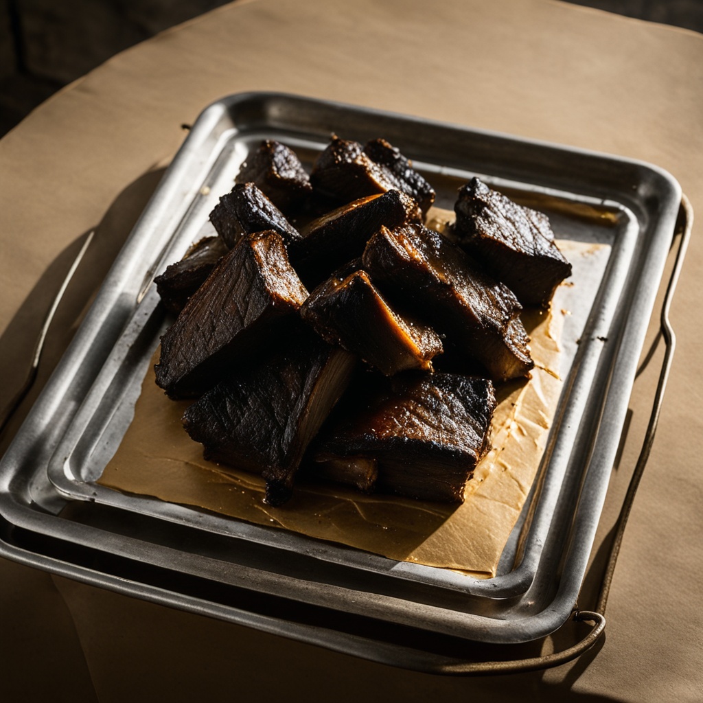 Illustration of food from Silver Creek BBQ