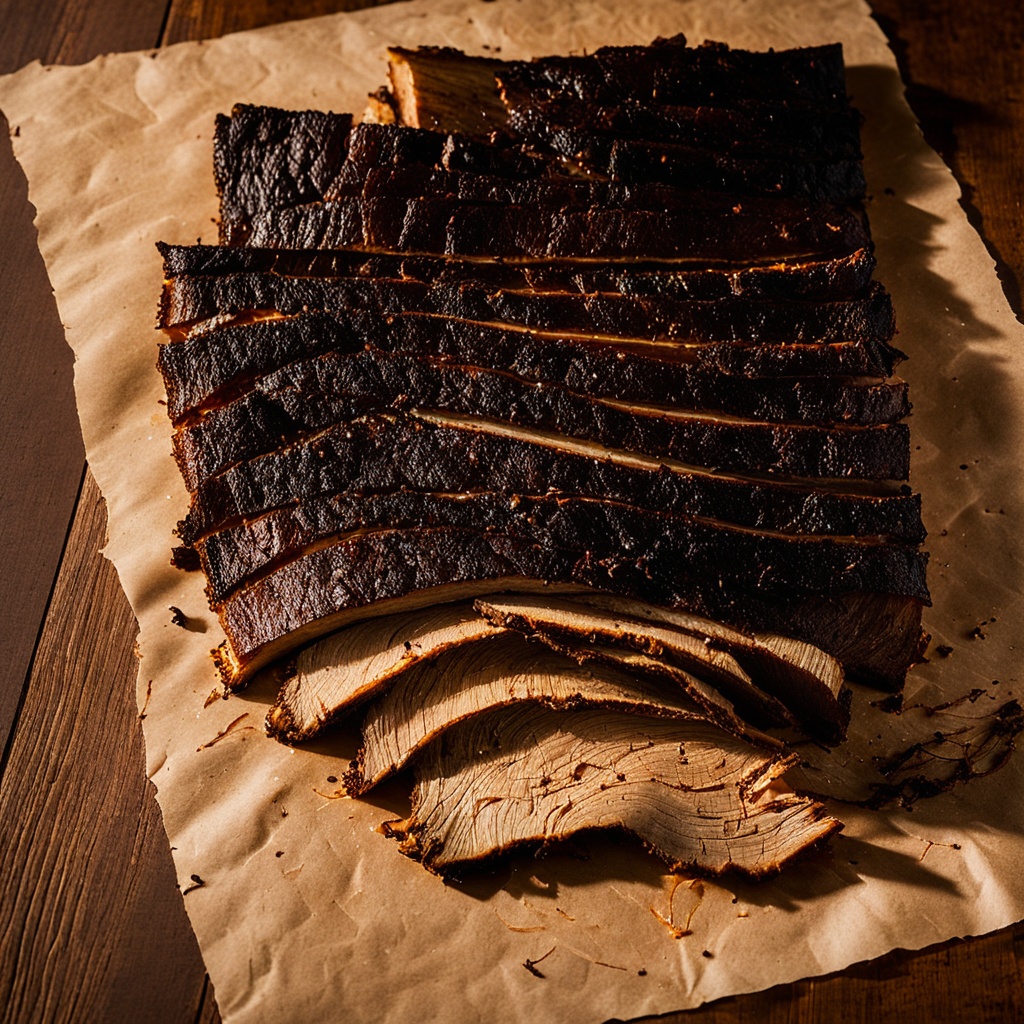 Illustration of food from Smoke & Dough