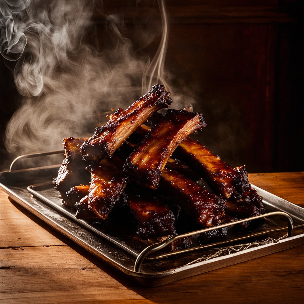 Illustration of food from Smoke Shack