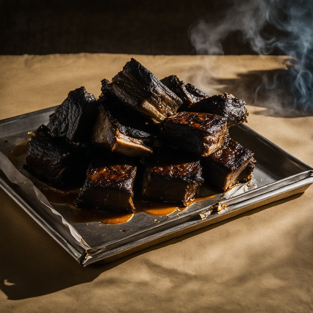 Illustration of food from Smoke Shack BBQ