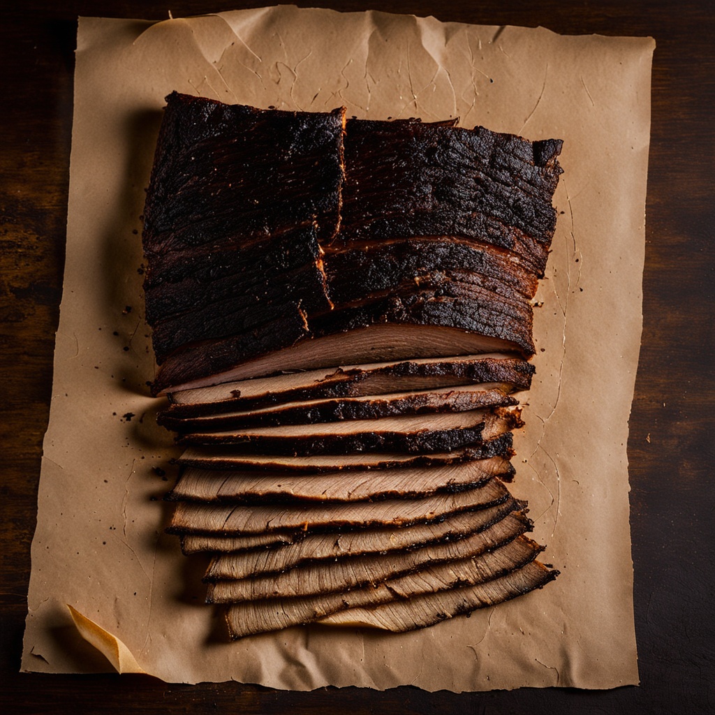 Illustration of food from Smoked Lick BBQ