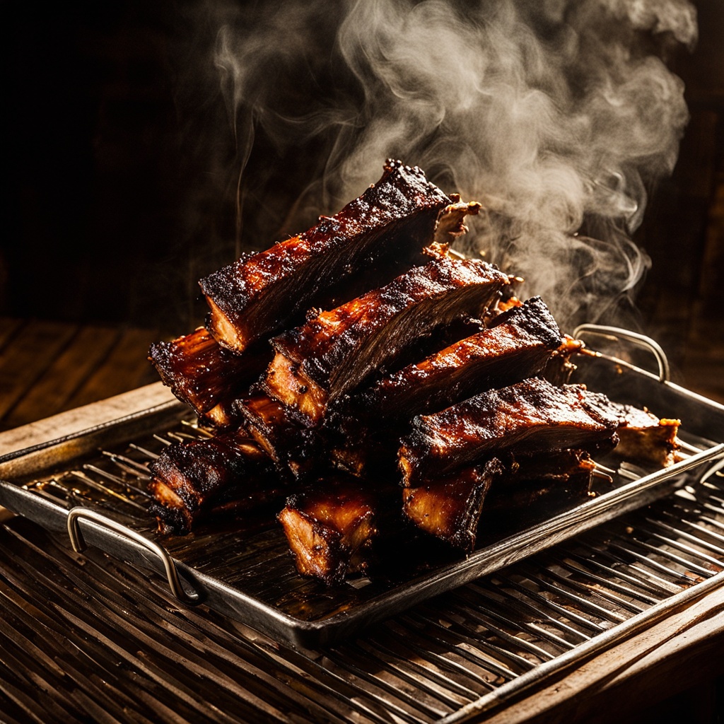 Illustration of food from Smokey Jays BBQ