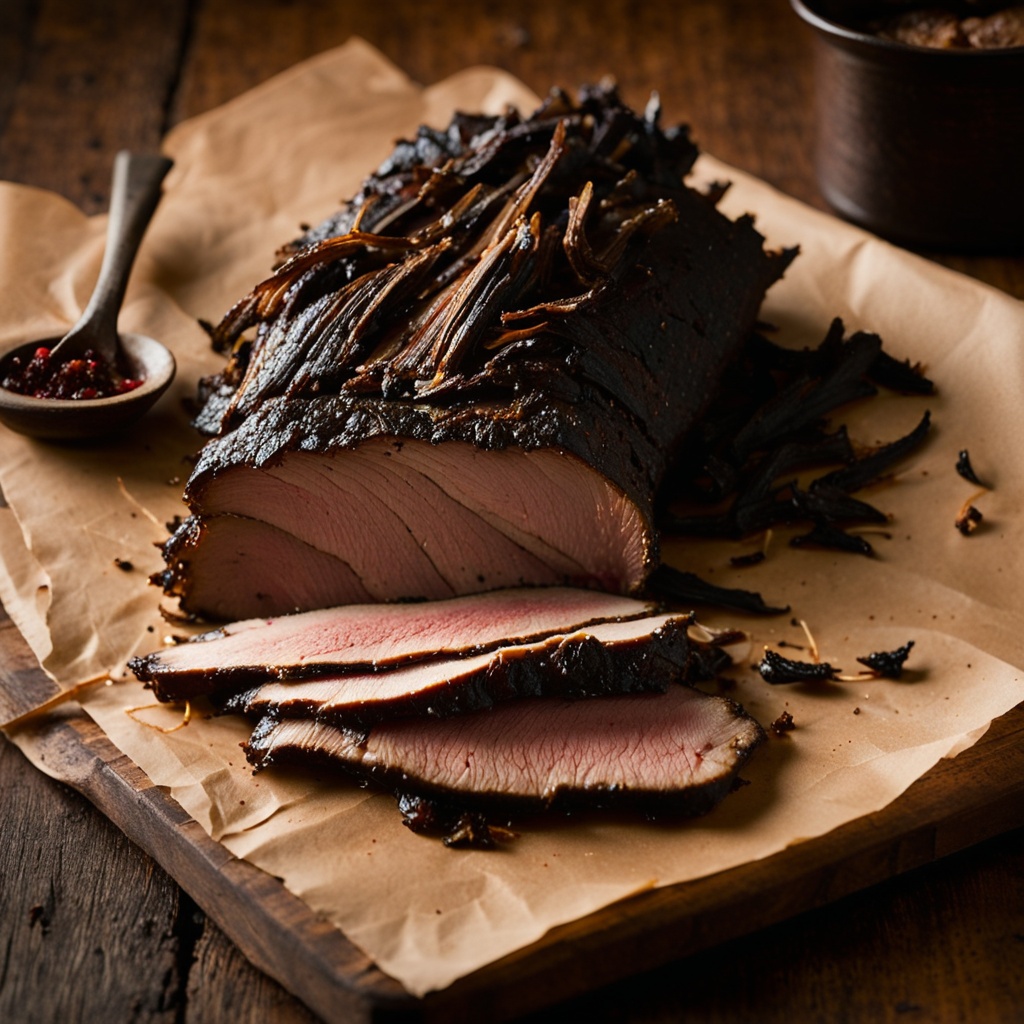 Illustration of food from Smokin Barrel Barbeque