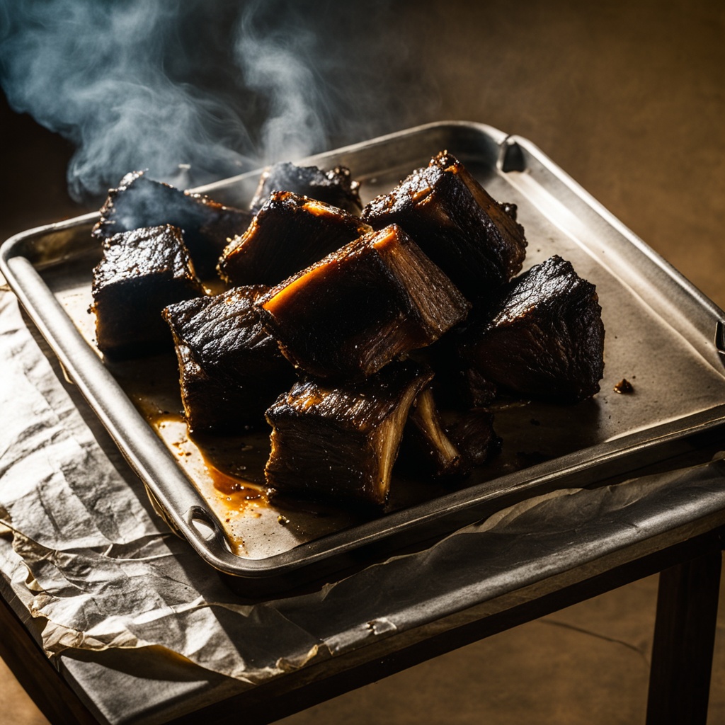 Illustration of food from Smoking Pig BBQ