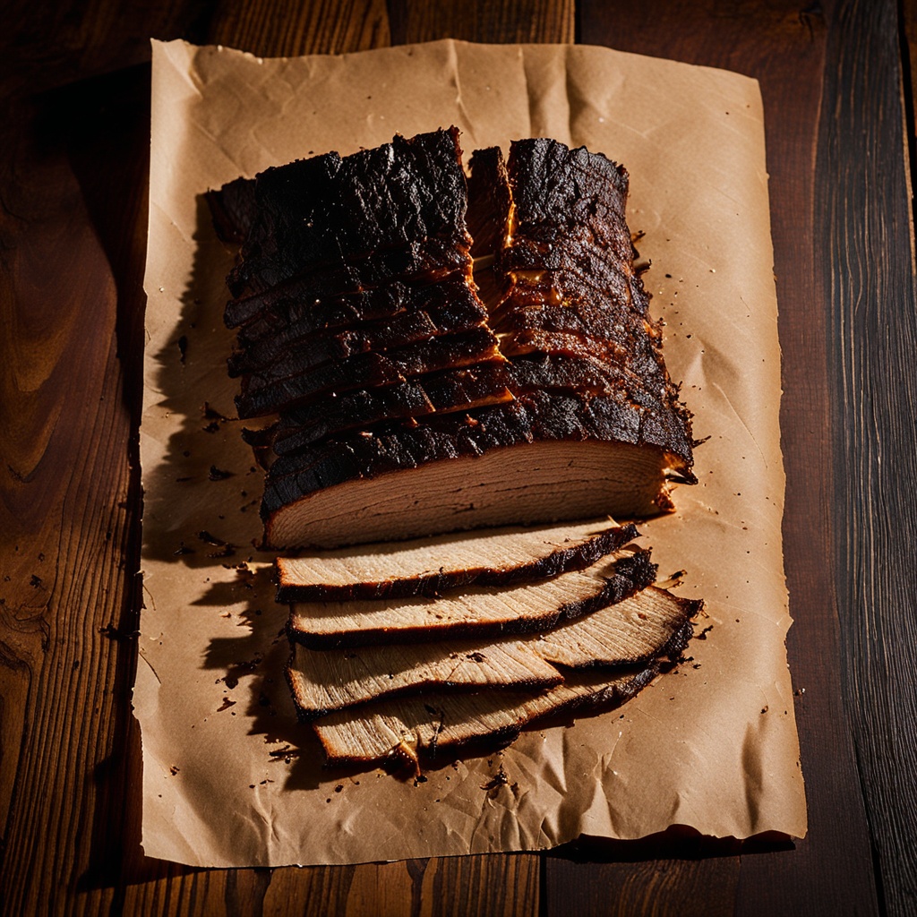 Illustration of food from Smoque BBQ