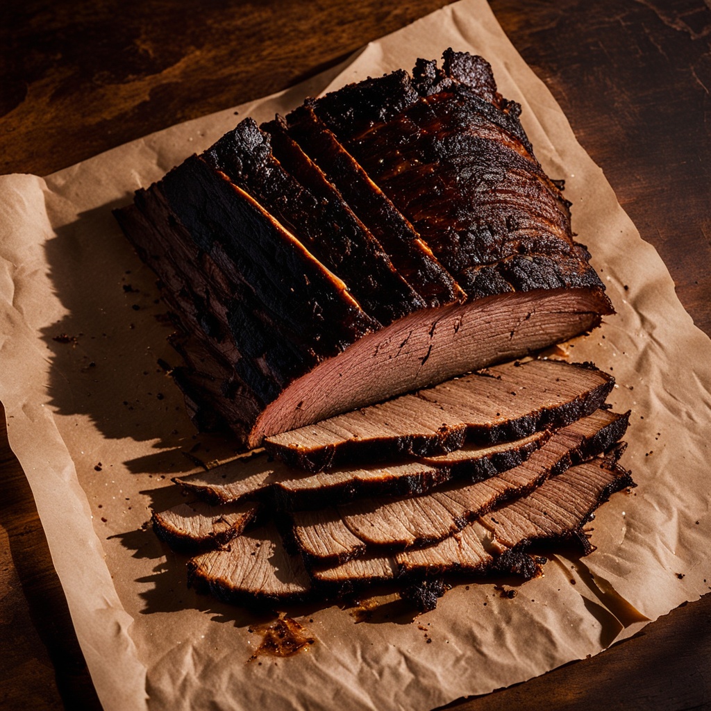 Illustration of food from Speed Queen Bar-B-Que