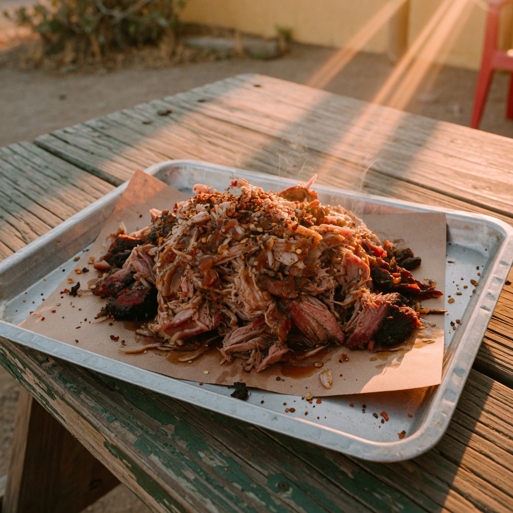 Illustration of food from Spirit of Texas Craft BBQ – San Bernardino, CA