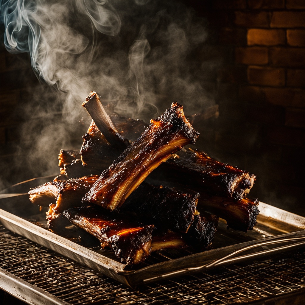Illustration of food from Stonewood Smokehouse
