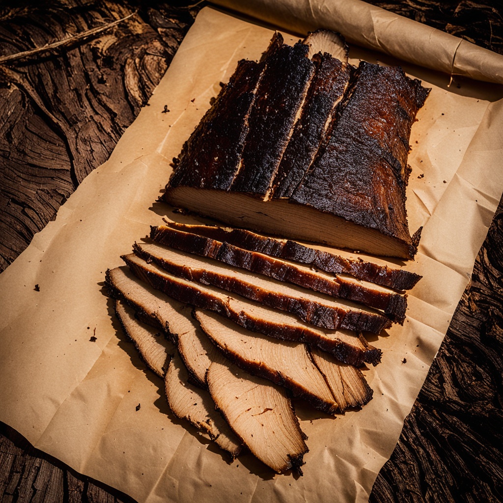 Illustration of food from Sweets & Meats BBQ
