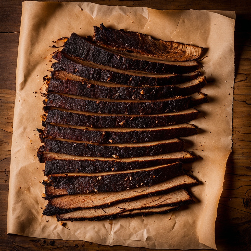 Illustration of food from Texas Cafe & Bar
