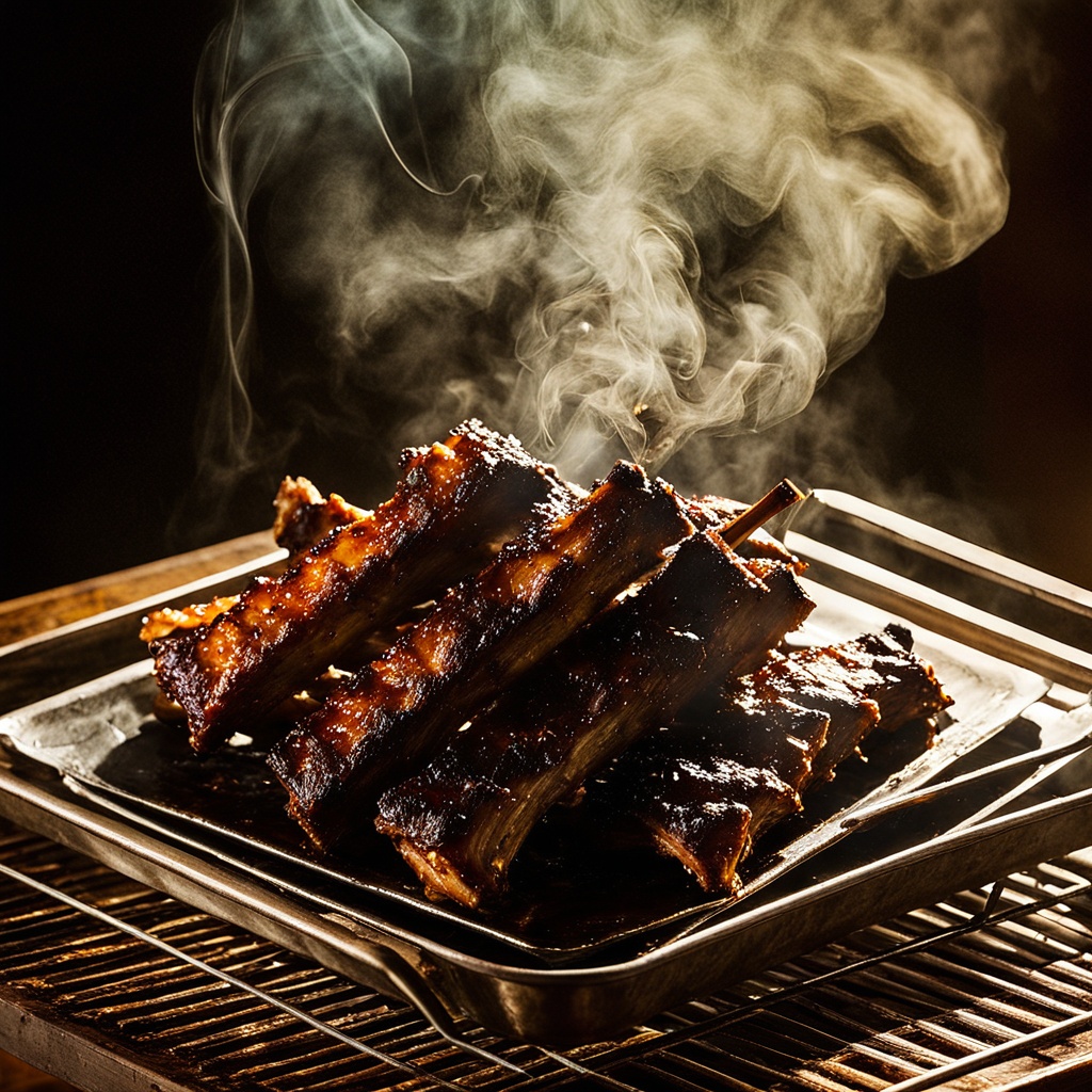 Illustration of food from Texas Tony's Rib and Brewhouse