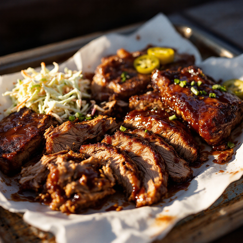 Illustration of food from The BBQ Lab