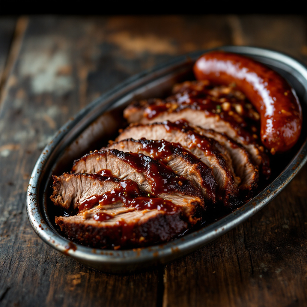 Illustration of food from The Pit Authentic Barbecue
