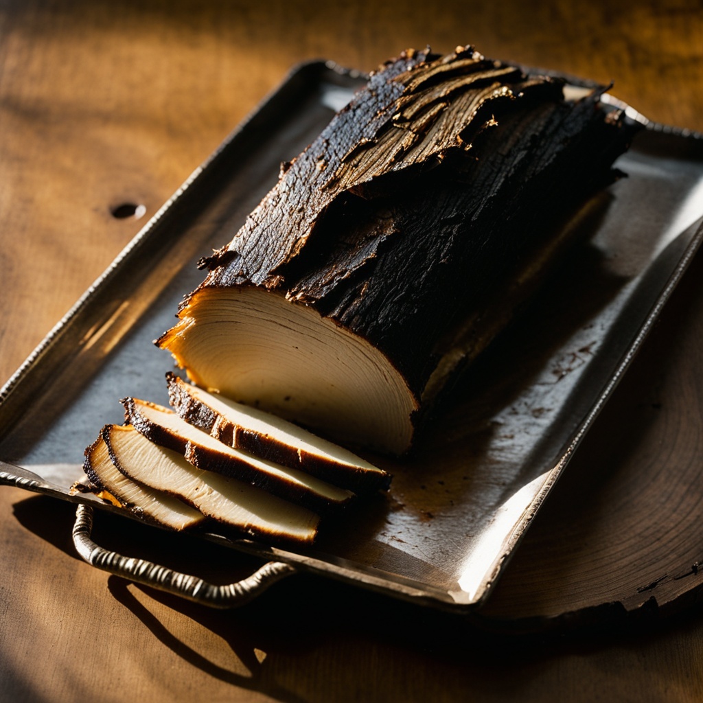 Illustration of food from Tony DeMaria's Bar-B-Que