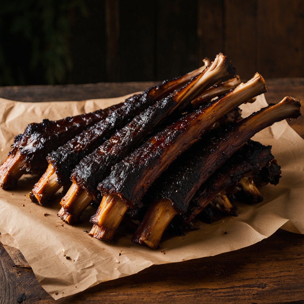 Illustration of food from Two Scotts Barbecue